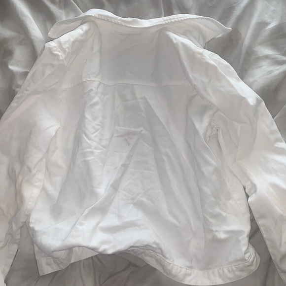 Women’s White flannel top - Picture 3 of 3